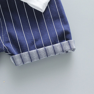 ชุดเสื้อผ้าแฟชั่นเด็กผู้ชายหล่อเท่ ชุดยีนส์สูทสำหรับเด็กผู้ชาย ผลิตจากหนิงโป ประเทศจีน - Product Image 6