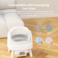 AutoScooper 11 Bac à litière automatique pour chat, grand format, à toit ouvert, en matériau écologique, facile à nettoyer, pour les foyers multi-chats