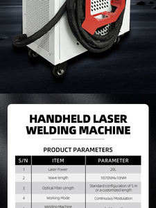 Máquina de Soldadura Láser de Fibra Portátil 3 en 1 de 2000W, Refrigerada por Aire, Fácil de Operar, Nueva Condición, Marca Max / Herolaser - Product Image 6