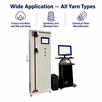 YG020G DAZI Testeur électronique pneumatique de résistance du fil simple, résistance à la rupture CRE, allongement, pour coton, laine, chanvre, soie et profilés