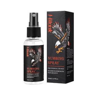 Hilook OEM-Service Schmerzlinderungsspray Organische Inhaltsstoffe Schnelle Absorption Tattoo-Betäubungsspray Für Alle Geschlechter - Product Image 1