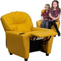 Jky-silla pequeña de cuero PU para niños, Mini sofá reclinable, abatible hacia fuera, reclinable, estilo europeo moderno, 2 años