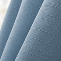 Rideau en chenille solide 390 GSM, 100 % polyester, occultant élevé, 52*84 pouces, différents styles de suspension, couleurs et tailles personnalisables