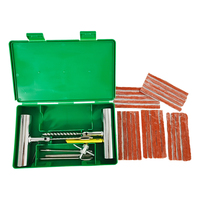 Kit de réparation de pneus portable, outil de réparation de pneus tubeless robuste avec poignée en T pour voiture, moto, réparation sur le côté de la route