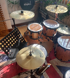 Ensemble de batterie professionnel OEM 5 pièces avec 4 cymbales, instrument de <span class=keywords><strong>percussion</strong></span> pour enfants, en acier, fabriqué à la main - Product Image 4