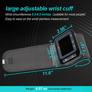 Médicaux Parler Numérique Poignet Moniteur de Pression Artérielle Tensiomètre Poignet - Product Image 4
