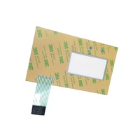 Clavier à membrane électronique en plastique personnalisé en usine, indice de protection IP67, adhésif 3M, boutons tactiles en relief, combinaison de 1 interrupteur NO
