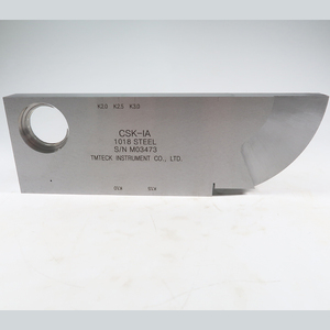 Bloque de Calibración TMTECK CSK-AI de Acero 1018 para Detector de Defectos Ultrasónico, Hecho en Pekín, China - Product Image 1