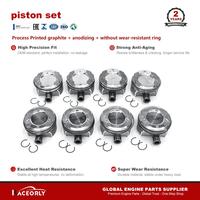 Ensemble piston RACEORLY A2780300100 92,907 mm pour Mercedes M278 W166 W222 4.7T S500 GLS500 GLE500 GL500