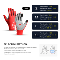 Vilico Gants de Vélo de Montagne à Doigts Complets, Gants de Conduite Anti-Choc Légers pour Moto et VTT, pour Sports de Plein Air