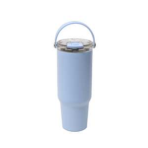 Stainless Steel Tumbler 30 Oz Double Wall Insulated With Lid And Handle For Travel And Outdoor Use - Product Image 3