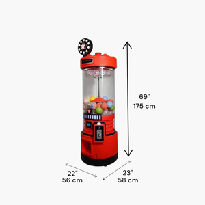 Máquina de Juego de Premios con Monedas, con Mecanismo de Monedas Ajustable y Capacidad para 1500 Monedas - Product Image 6