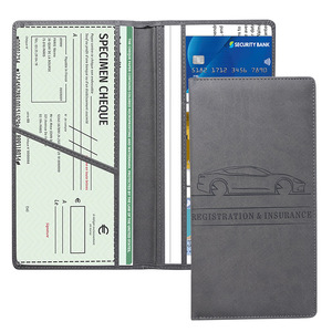 Accesorios para Vehículos con Logotipo Personalizado, Porta Licencia de Conducir con Cierre Magnético, Carpeta de Cuero PU para Registro y Seguro del Automóvil - Product Image 1