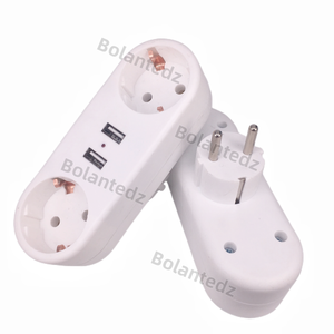 1 à 2 Fath USB Socket Converter 2 USB Allemand DE Standard Russie Plug Power Outlet prise de courant européenne - Product Image 3