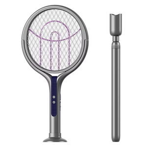 Matamoscas Eléctrico Telescópico Giratorio de 90 Grados, Asesino de Moscas y Mosquitos con Mango Extensible, Recargable, Eliminador de Insectos - Product Image 4