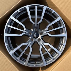Jantes en alliage d'aluminium forgé WENQI 19-21 pouces les plus vendues pour Maserati Levante Quattroporte Ghibli Grecale <span class=keywords><strong>GT</strong></span> - Product Image 2