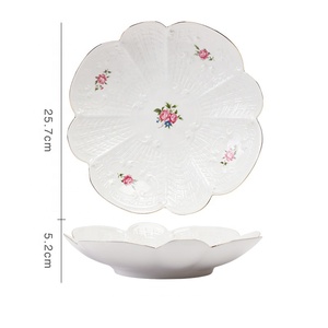 European Flower Pattern Porcelain <b>Tea</b> & Water Set Discounted Afternoon <b>Tea</b> Collection - Product Image 6