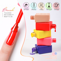 Kit de vernis à ongles en gel semi-permanent professionnel avec base et top coat, kit d'outils pour nail art, manucure et pédicure