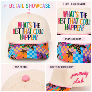 Gorra Deportiva Dymf de 5 Paneles con Bordado Colorido para Mujer, de Alta Calidad, Personalizada para Actividades al Aire Libre - Product Image 2