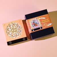 3D classique chinois Dunhuang fresques papier découpé bloc-notes modèle architectural ornements papier en trois dimensions cadeaux créatifs