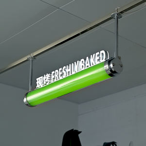 Caja de luz de tubo cilíndrico acrílico colgante mini 3D personajes luminosos logo cilindro creativo cartelera personalizada - Product Image 3