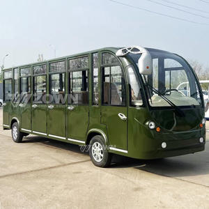 Vehículo de pasajeros eléctrico más vendido con caja completa, vehículo Turístico de Turismo, autobús turístico para centros turísticos y parques - Product Image 2