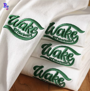 เสื้อยืดคอตตอนทรงโอเวอร์ไซส์สำหรับผู้ชาย แบบหนา พิมพ์ลายกราฟิกแบบ DTG ปักลายแบบกำหนดเอง ล้างสีแบบ Acid Wash พร้อมลายพิมพ์นูนแบบพัฟ - Product Image 4