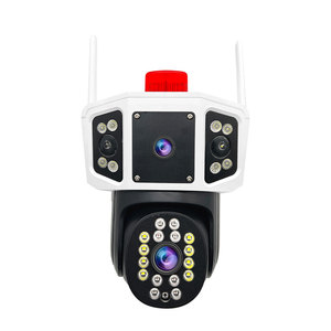 Q618 Súng Và Bóng Webcam 4MP Wifi Máy Ảnh HD Ống Kính Kép PTZ Xoay Ba Acreen Giám Sát Thời Gian Thực Âm Thanh Và Hình Ảnh Báo Động - Product Image 1