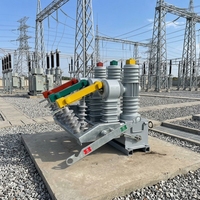 Disjoncteurs à vide triphasés extérieurs, norme IEC62271, modèle ZW32-12G/630-20, 12 kV, 630 A, 20 kA, moyenne tension, pôle VCB
