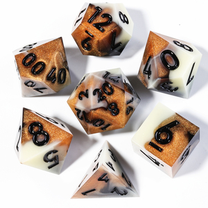 MINI PLANET Two <strong>Color</strong> DND <strong>Dice</strong> <strong>Set</strong> Handmade Polyhedral Resin <strong>Dice</strong> RPG Dragon&amp;Dungeon Game Wholesale Custom DND Resin <strong>Dice</strong> <strong>Set</strong> D6 - Product Image 2