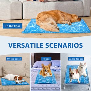 Langlebige Recycling-Wasser injektion Machen Sie Hund Cool Mat Pet <span class=keywords><strong>Cooling</strong></span> Sleep <span class=keywords><strong>Pad</strong></span> Coole Bett matten für große Hunde Katzen - Product Image 5