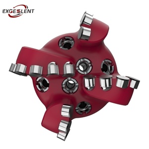 Bán chạy nhất các bộ phận máy rèn 4 cánh PDC khoan bit nước tốt Địa chất và khai thác mỏ ứng dụng sử dụng PDC khoan bit - Product Image 2