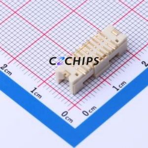 HC-1.25-2*10PLT-G Wire-to-Board Pin Header SMD,P=1.25mm Connector 2x10P 1.25mm Vertical Mount DF13 - Product Image 2