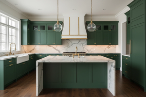 100% VIETNAM ARTIFICIAL QUARTZ CALACATTA BOSTON IVY 20mm Thick Big Slab Eco-Friendly Modern Hotel Hospital Kitchen Table Top - Product Image 3