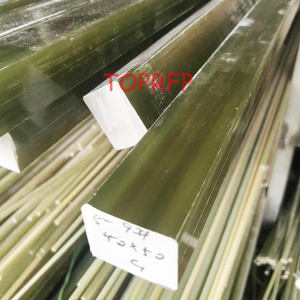 Haute qualité FR4 G10 fibre de verre FRP tige isolante lisse résine époxy Gelcoat finition phénolique coton moulage coupe disponible - Product Image 6