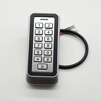Lector de Tarjetas RFID Independiente con Teclado Retroiluminado Digital, Resistente al Agua IP67, Control de Acceso para Puertas, Seguridad para Exteriores
