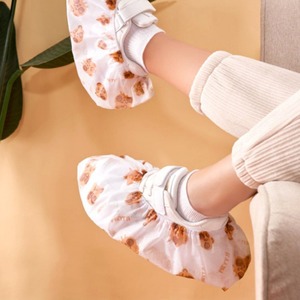 Fundas desechables para zapatos con estampado de dibujos animados, transpirables, antideslizantes, gruesas, para uso doméstico en interiores - Product Image 2
