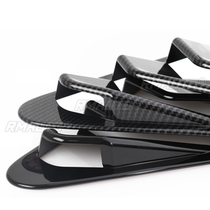 2PCS Cache-volets de fenêtre arrière de voiture pour Audi A4 S4 B8 Berline 2009-2016, persiennes de vitre latérale, garniture de ventilation, accessoires de style automobile - Product Image 5