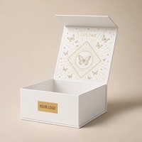 Boîtes en carton rigide écologiques personnalisées, fabriquées à la main, de luxe, avec fermeture magnétique creuse, doublées d'éponge, imprimées sur mesure, vente en gros
