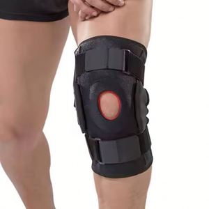 Rodillera Ortopédica Profesional con Bisagras para Cuidado Deportivo, Soporte de Rodilla Impermeable de Poliéster y Algodón - Product Image 1