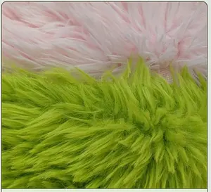 Recycled 100% Polyester Cheap Long Hair Fur Fabric 30mm Plush Faux Toka Fur Fabric Clothing Women's Clothing Bag men's shoes