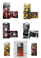 Vente en gros OEM – Lot de 2 diffuseurs de parfum liquide personnalisés pour voiture, à clipser sur grille d'aération, parfum longue durée, désodorisant de voiture de luxe