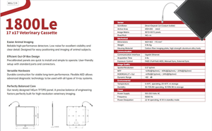 Sistema di Imaging a raggi X digitale portatile per il monitoraggio veterinario rilevatore a schermo piatto macchina <span class=keywords><strong>DR</strong></span> per il bestiame cavallo cure veterinarie - Product Image 6