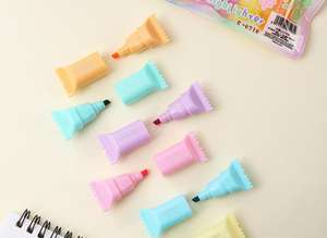 Cute Candy Creative Carton Highlighter Color Marker Pen <b>Mini</b> Fluarescent Pen for Kids <b>Gift</b> - Product Image 2