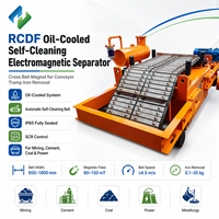 Aimant électromagnétique à courroie croisée refroidi par huile pour le retrait des ferrailles des convoyeurs miniers et la protection des concasseurs