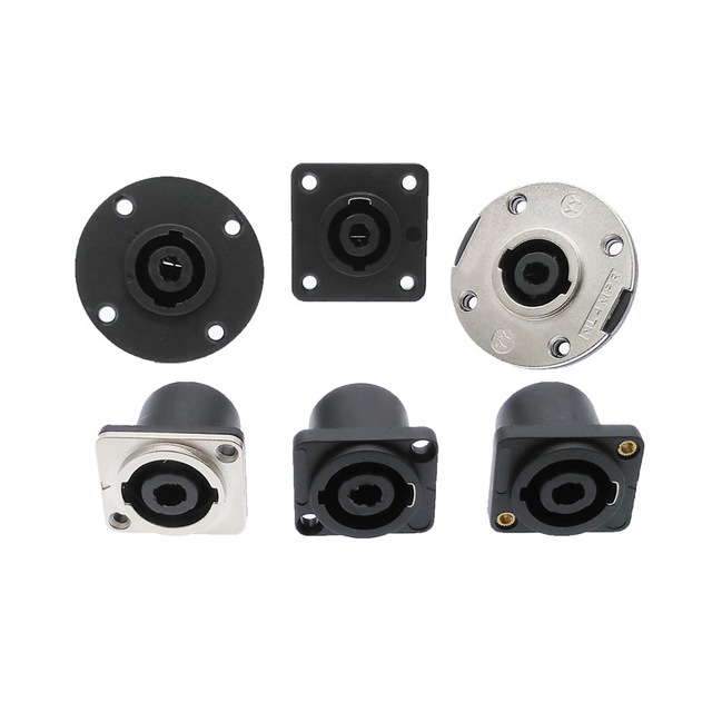 4 Pin NL4FX Speakon Connectors Power Plug Socket for Speaker Other Connectors