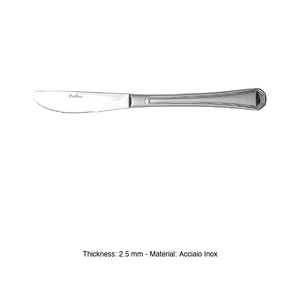 Couteau de table Pinti America Stampato en acier inoxydable, épaisseur 2,5 mm, fournitures hôtelières et de restauration, vaisselle en gros - Product Image 3