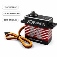 Servomoteur numérique brushless UAV RC XQ-BLS8125D 25KG étanche avec engrenages en acier inoxydable et aluminium CNC rapide 8.4V OEM