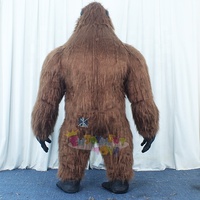 Costume de mascotte gonflable gorille 2/2.6/3m King Kong personnalisé Anime Cosplay mascotte adulte maquillage carnaval