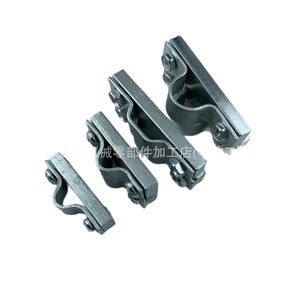 Vente directe d'usine : Serre-tuyau en acier au carbone zingué, type simple, pour applications marines, électriques, pétrolières et machines de construction - Product Image 2